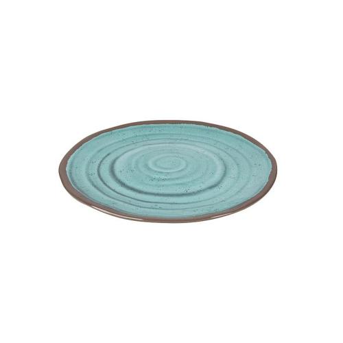 LOT DE 4 ASSIETTES BO CAMP HALO AQUA 27.6cm