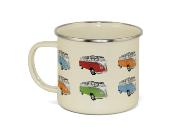 TASSE A CAFE EMAILLEE BEIGE - VW COLLECTION