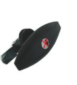 SERRURE DE COFFRE A PRESSION PUSH ELLIPSE LONGUE 110mm NOIRE sans barillet