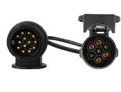 ADAPTATEUR 13 VERS 7 BROCHES avec cable Longeur 50 cm