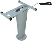 PIED DE TABLE TELESCOPIQUE 325-685mm, PLATEAU PIVOTANT + PIED FIXE PRIMERO CONFORT HSK