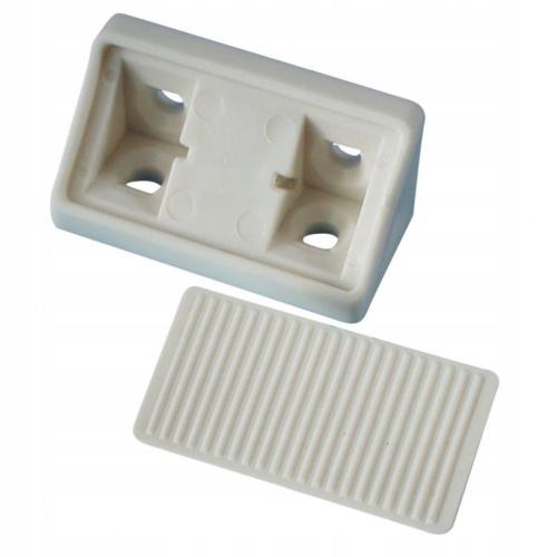 COIN DE CONNEXION PLASTIQUE 42x20x20 mm GRIS - BOITE DE 10