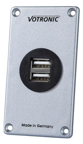 PANNEAU DOUBLE USB 5V/2.5A VOTRONIC