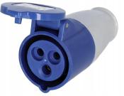 CABLE ADAPTATEUR 1.5m - 1 prise CEE MALE et 1 prise CE femelle P17