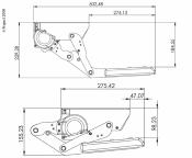 MARCHEPIED ELECTRIQUE - SERIE R 460mm - 12V - LIPPERT/PROJECT 2000