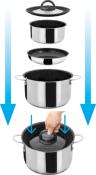 Set de casseroles Academy NG - 7+1 pièces 