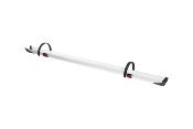 RAIL PLUS 128cm  FIAMMA ARGENTE - EMBOUTS NOIRS