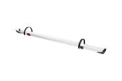 RAIL PLUS 128cm  FIAMMA ARGENTE - EMBOUTS NOIRS