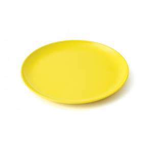 ASSIETTE A DESSERT RONDE 19CM MELAMINE PLASTOREX - JAUNE