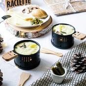 COFFRET RACLETTE / FONDUE A LA BOUGIE 4 PERSONNES