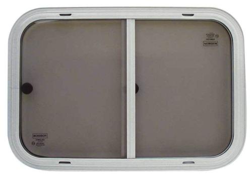 BAIE COULISSANTE BLANCHE 98x54cm POUR PORTE COULISSANTE SPECIALE DUCATO APRES 2002