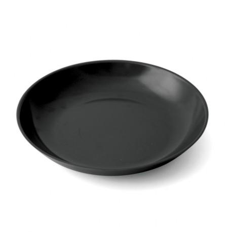 Plat rectangulaire noir mélamine 29,5 cm Plastorex