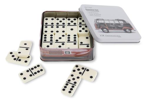 JEU DE DOMINO DANS BOITE METAL - VW COLLECTION 