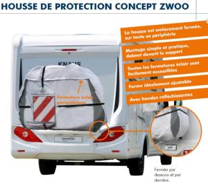 HOUSSE DE PROTECTION INTEGRALE 2 e-bike / vélos électriques CONCEPT ZWOO HINDERMANN