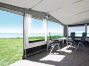 Auvent 4 Saisons PARADIES III de DWT profondeur 280cm - Taille 10 -  (811-850cm) x 280cm