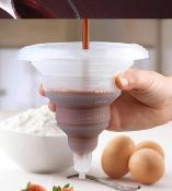 ENTONNOIR DOSEUR SILICONE PLIANT 300ml SILIKOMART