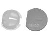 10 CAPUCHONS CACHE VIS 25MM GRIS CLAIR