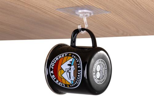 MAGIC HOOKS AUTO-ADHESIF CROCHET MOBILE max. 3,5kg, 6,9x6,9cm - LOT DE 4