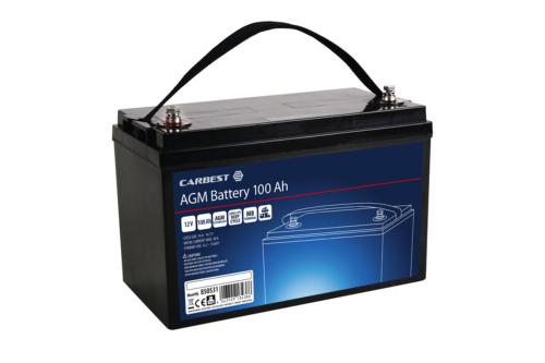 BATTERIE AGM 100Ah CARBEST- 330x171x220mm