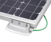 SUPPORT PANNEAU SOLAIRE - LOT DE 2 dont 1 PASSE CABLE