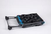 CHARIOT DE TRANSPORT  PLIANT Charge 50 kg noir et bleu 