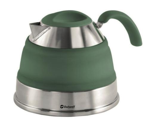 BOUILLOIRE PLIABLE INOX / SILICONE 1.5Litre OUTWELL SHADOW GREEN