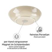 2 BOLS PORCELAINE SILWY® POUR SUPPORT MAGNETIQUE - IVOIRE