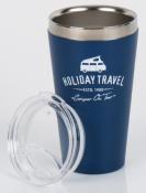 GOBELET ISOTHERME A BEC VERSEUR HOLIDAY TRAVEL BLEU 0.450L