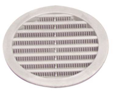 GRILLE VENTILATION RONDE 145MM BLANC