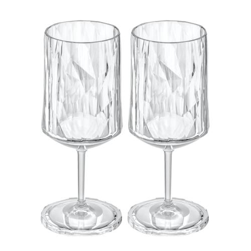 2 VERRES A VIN 350ml KOZIOL 100% RECYCLABLE