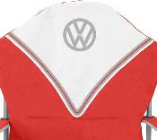 LOT DE 2 CHAISES VW COLLECTION : 1 BLEUE + 1 ROUGE