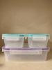 LOT DE 3 BOITES PLASTIQUES ÉTANCHE SNAPWARE (6 PIÈCES)