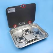 KIT FIXATION POUR PLAQUE EN VERRE - SMEV / DOMETIC