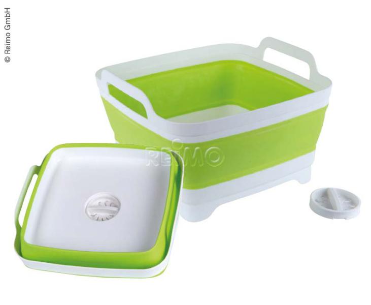 BASSINE PLIABLE BLANCHE ET VERTE CAMP4