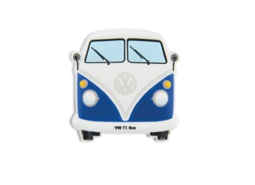 MAGNET AIMANTE CAOUTCHOUC VW T1 BLEU  - VW COLLECTION