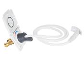 TRAPPE A EAU BLANCHE AVEC MITIGEUR LILIE + DOUCHETTE A MAIN CLIPSABLE
