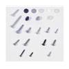 20 VIS A BOIS SPAX 4.5X40MM + CACHE GRIS CLAIR