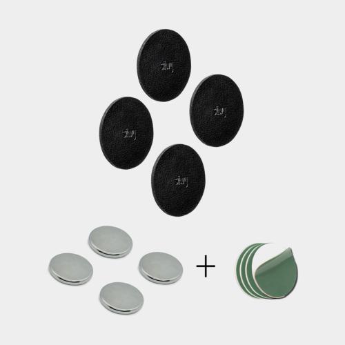 MAGNETIC POWER BUNDLE SILWY - 4 Aimants + 4 plaques adhésives double face + 4 plaques magnétiques autocollantes