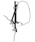 ADAPTATEUR THULE pour VW T4 pour store THULE 3200/4200/5200