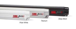 STORE CASSETTE FIAMMA F45S - 400cm - Boitier TITANIUM - Toile ROYAL GREY