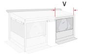 SEGMENT DE FACADE FRONT PANEL 190cm pour PRIVACY ROOM CS LIGHT 