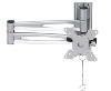 Support écran SIMON LUXUS avec 2 bras articulés déport 430mm