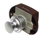 FERMETURE MEUBLE PUSH LOCK ARGENT - carton de 50 pièces