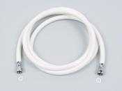 FLEXIBLE DE DOUCHE PLASTIQUE BLANC 2 m ( 1/2' X 1/2' )
