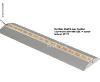 PROFIL ALU PLAT 1.5m + 2 EMBOUTS DE FINITION