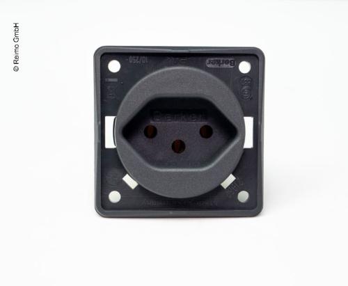 PRISE 230 V NORMES SUISSE BERKER INTEGRO - GRIS ANTHRACITE