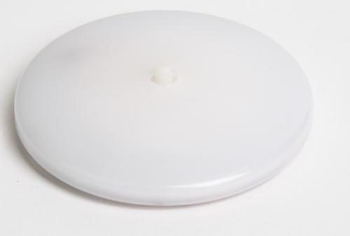 APPLIQUE PLAFONNIER BLANC OPALE A LED ROND avec Interrupteur 75mm 
