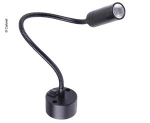 Spot LED flexible, noir, 2W haute puissance, 110 lumens