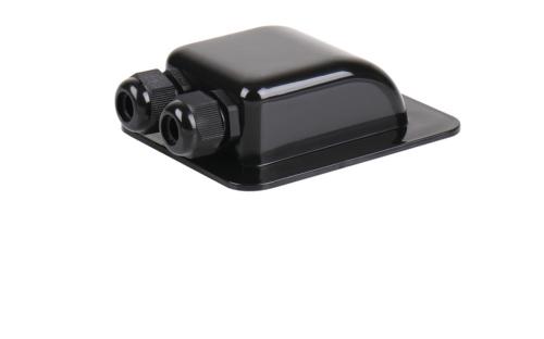 PASSE-TOIT NOIR DOUBLE POUR 2 CABLES SOLAIRES
