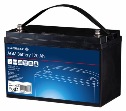 BATTERIE AGM 120Ah CARBEST- 330x173x218mm